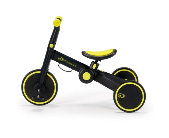 Детский велосипед Kinderkraft 3 в 1 4TRIKE Black Volt (KR4TRI00BLK0000) (5902533916023), изображение 3 Детский велосипед Kinderkraft 3 в 1 4TRIKE Black Volt (KR4TRI00BLK0000) (5902533916023), изображение 3