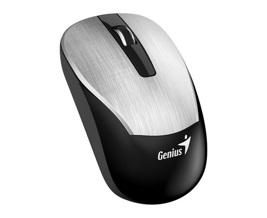 Мышка Genius ECO-8015 Wireless Silver (31030011411), изображение 2 Мышка Genius ECO-8015 Wireless Silver (31030011411), изображение 2