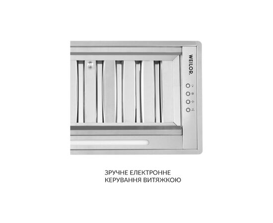 Вытяжка кухонная Weilor PPE 5265 SS 1250 LED Strip, изображение 7