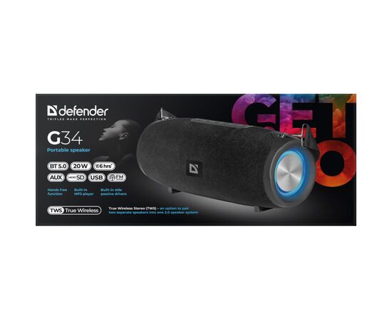 Акустична система Defender G34 20Вт Black (65134), зображення 9 Акустична система Defender G34 20Вт Black (65134), зображення 9