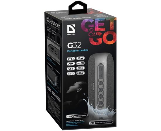 Акустическая система Defender G32 20Вт Black (65232), изображение 7 Акустическая система Defender G32 20Вт Black (65232), изображение 7