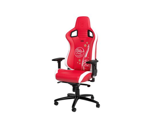 Кресло игровое Noblechairs Epic Fallout Nuka-Cola Edition Red/White (NBL-PU-FNC-001), изображение 2 Кресло игровое Noblechairs Epic Fallout Nuka-Cola Edition Red/White (NBL-PU-FNC-001), изображение 2