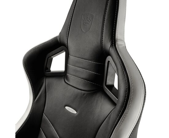 Кресло игровое Noblechairs Epic Series Real Leather Black/Whtite/Red (NBL-RL-EPC-001), изображение 2 Кресло игровое Noblechairs Epic Series Real Leather Black/Whtite/Red (NBL-RL-EPC-001), изображение 2