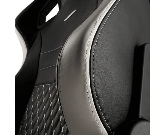 Кресло игровое Noblechairs Epic Series Real Leather Black/Whtite/Red (NBL-RL-EPC-001), изображение 3 Кресло игровое Noblechairs Epic Series Real Leather Black/Whtite/Red (NBL-RL-EPC-001), изображение 3