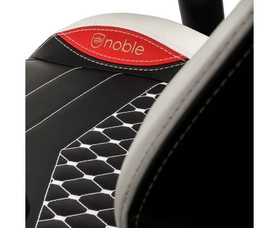 Кресло игровое Noblechairs Epic Series Real Leather Black/Whtite/Red (NBL-RL-EPC-001), изображение 5 Кресло игровое Noblechairs Epic Series Real Leather Black/Whtite/Red (NBL-RL-EPC-001), изображение 5