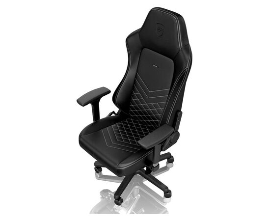 Крісло ігрове Noblechairs HERO Black/Platinum White (NBL-HRO-PU-BPW), зображення 4 Крісло ігрове Noblechairs HERO Black/Platinum White (NBL-HRO-PU-BPW), зображення 4