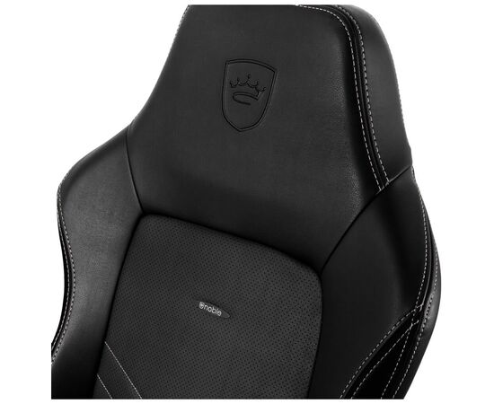 Крісло ігрове Noblechairs HERO Black/Platinum White (NBL-HRO-PU-BPW), зображення 6 Крісло ігрове Noblechairs HERO Black/Platinum White (NBL-HRO-PU-BPW), зображення 6