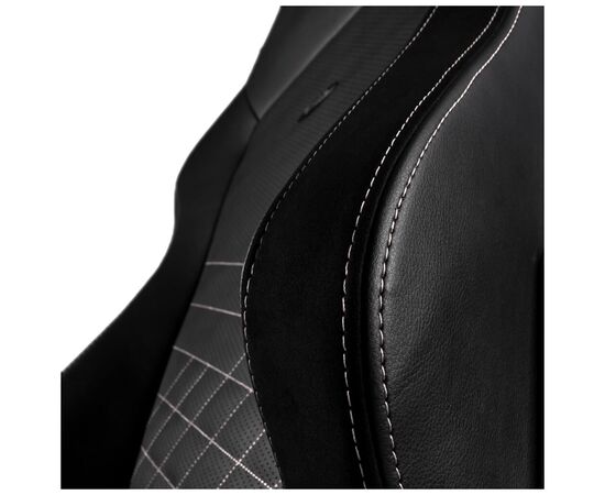 Крісло ігрове Noblechairs HERO Black/Platinum White (NBL-HRO-PU-BPW), зображення 7 Крісло ігрове Noblechairs HERO Black/Platinum White (NBL-HRO-PU-BPW), зображення 7