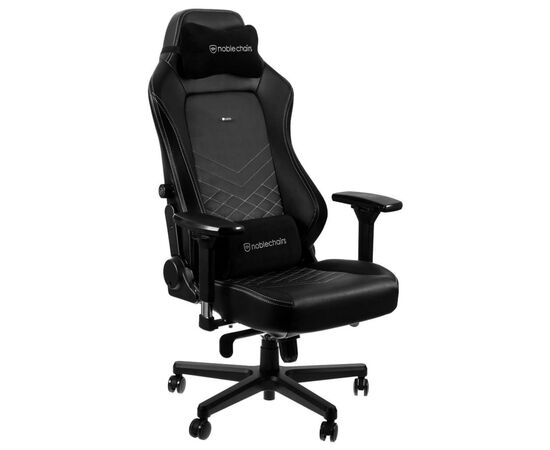 Кресло игровое Noblechairs HERO Black/Platinum White (NBL-HRO-PU-BPW)