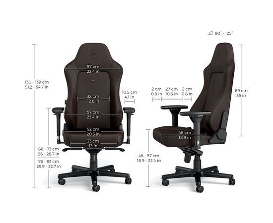 Кресло игровое Noblechairs HERO Java Edition (NBL-HRO-PU-JED), изображение 6 Кресло игровое Noblechairs HERO Java Edition (NBL-HRO-PU-JED), изображение 6