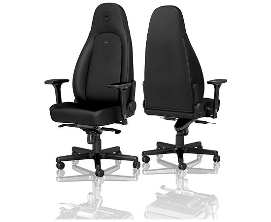 Кресло игровое Noblechairs Icon Gaming Black Edition (NBL-ICN-PU-BED), изображение 2 Кресло игровое Noblechairs Icon Gaming Black Edition (NBL-ICN-PU-BED), изображение 2