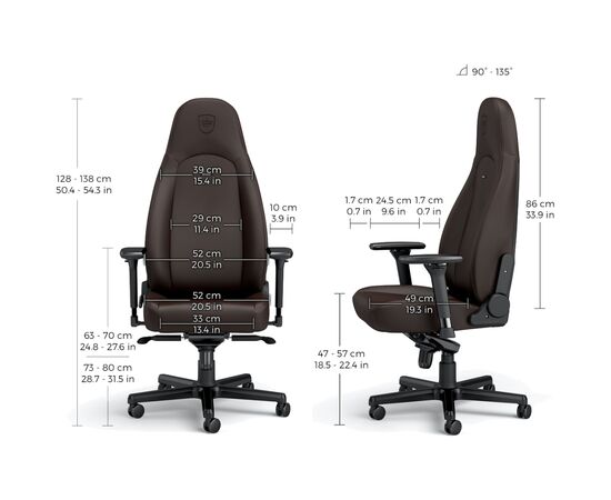 Кресло игровое Noblechairs Icon Java Edition (NBL-ICN-PU-JED), изображение 7 Кресло игровое Noblechairs Icon Java Edition (NBL-ICN-PU-JED), изображение 7