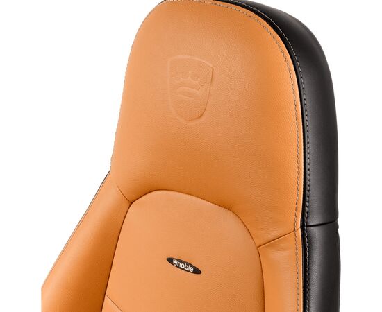 Кресло игровое Noblechairs Icon Real Leather Cognac/Black (NBL-ICN-RL-CBK), изображение 2 Кресло игровое Noblechairs Icon Real Leather Cognac/Black (NBL-ICN-RL-CBK), изображение 2