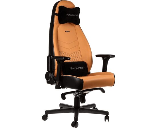 Крісло ігрове Noblechairs Icon Real Leather Cognac/Black (NBL-ICN-RL-CBK)