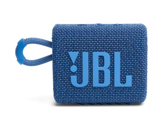 Акустическая система JBL Go 3 Eco Blue (JBLGO3ECOBLU), изображение 2 Акустическая система JBL Go 3 Eco Blue (JBLGO3ECOBLU), изображение 2