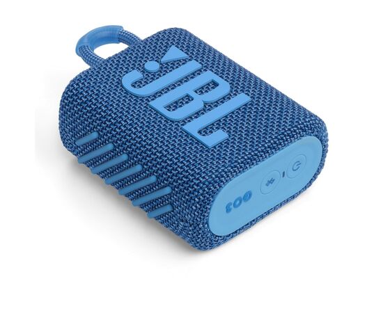 Акустическая система JBL Go 3 Eco Blue (JBLGO3ECOBLU), изображение 5 Акустическая система JBL Go 3 Eco Blue (JBLGO3ECOBLU), изображение 5