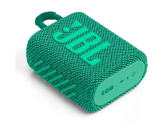 Акустическая система JBL Go 3 Eco Green (JBLGO3ECOGRN), изображение 5 Акустическая система JBL Go 3 Eco Green (JBLGO3ECOGRN), изображение 5