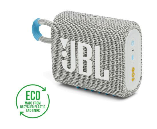 Акустическая система JBL Go 3 Eco White (JBLGO3ECOWHT)