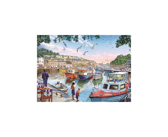 Пазл ART PUZZLE Маленькие рыбаки в гавани, 1000 элементов (4231), изображение 2 Пазл ART PUZZLE Маленькие рыбаки в гавани, 1000 элементов (4231), изображение 2