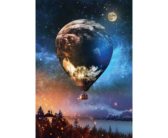 Пазл ART PUZZLE Неоновая серия: Путешествие на Луну, 1000 элементов (5013), изображение 2