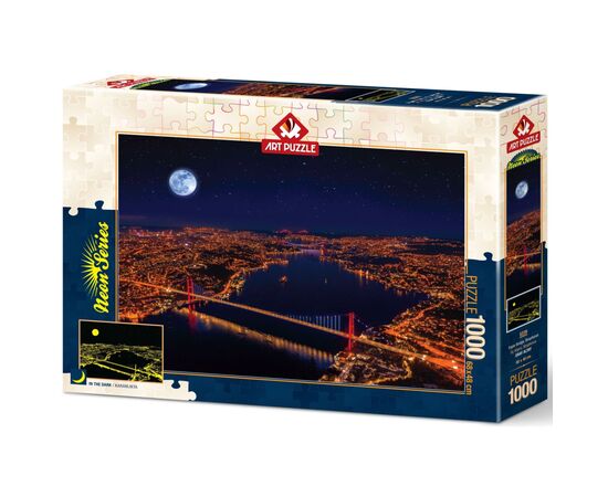 Пазл ART PUZZLE Неоновая серия: Тройной мост, Босфор, 1000 элементов (5239)