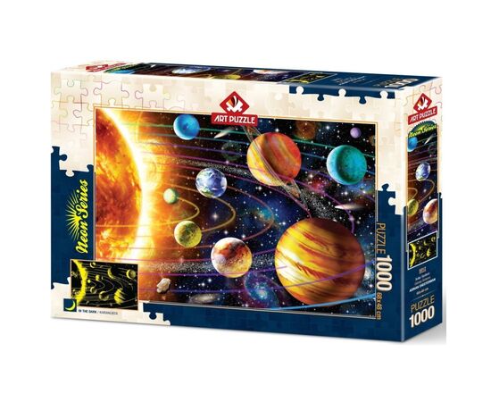 Пазл ART PUZZLE Неонова серія: Сонячна система, 1000 елементів (5012)