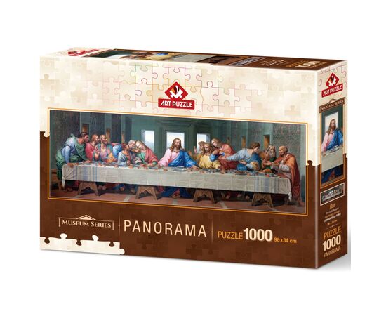 Пазл ART PUZZLE Тайный ужин, Леонардо да Винчи (панорама), 1000 элементов (5244)