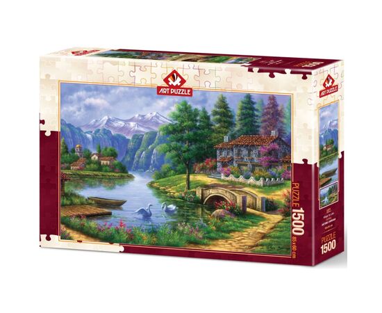Пазл ART PUZZLE Село біля озера, 1500 елементів (5371)