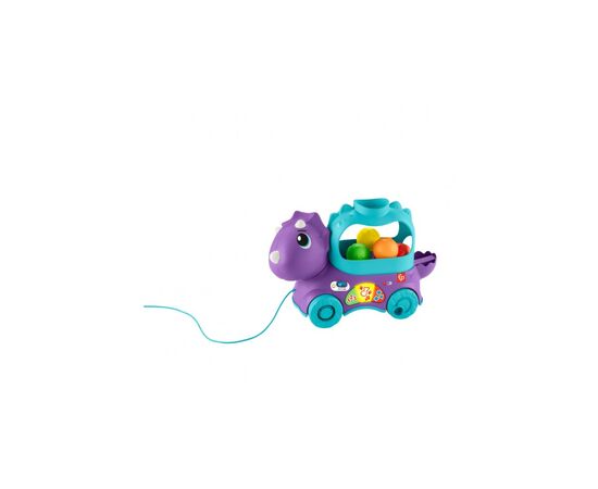 Каталка Fisher-Price Веселый трицератопс (многоязычный) (HNR53), изображение 3 Каталка Fisher-Price Веселый трицератопс (многоязычный) (HNR53), изображение 3
