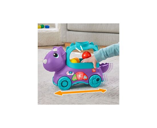 Каталка Fisher-Price Веселый трицератопс (многоязычный) (HNR53), изображение 6 Каталка Fisher-Price Веселый трицератопс (многоязычный) (HNR53), изображение 6