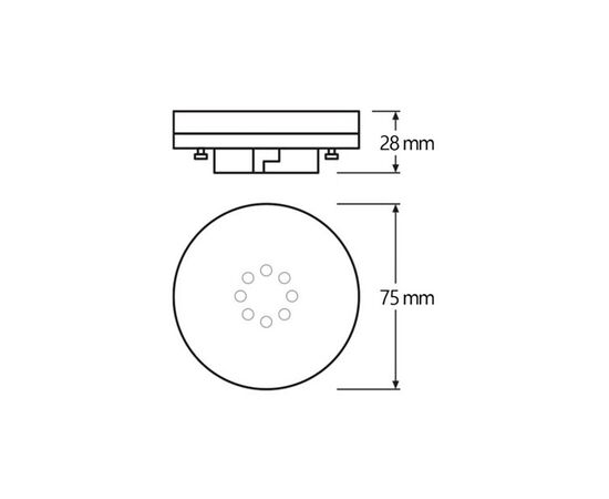Лампочка Osram LED STAR, 4.9W, 470Lm, 4000K, GX53 (4058075433465), зображення 4