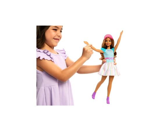 Лялька Barbie Моя перша Barbie, шатенка з зайченям (HLL21), зображення 4 Лялька Barbie Моя перша Barbie, шатенка з зайченям (HLL21), зображення 4