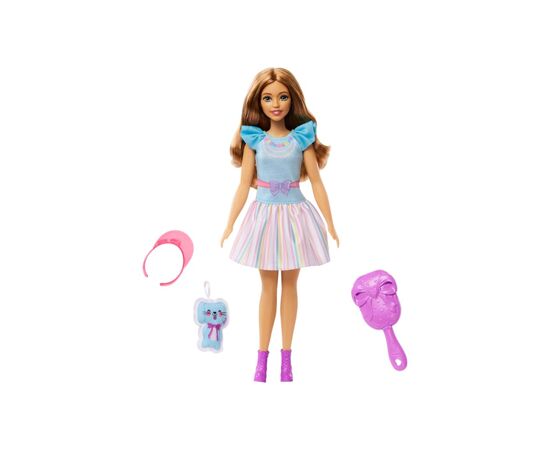 Кукла Barbie Моя первая Barbie, шатенка с зайчонком (HLL21)