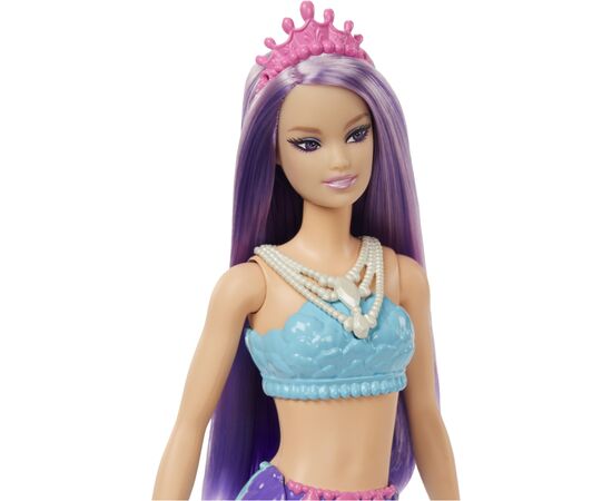 Кукла Barbie Русалка с пурпурными волосами серии Дримтопия (HGR10), изображение 3 Кукла Barbie Русалка с пурпурными волосами серии Дримтопия (HGR10), изображение 3