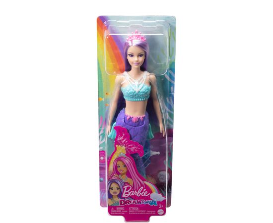 Кукла Barbie Русалка с пурпурными волосами серии Дримтопия (HGR10), изображение 4 Кукла Barbie Русалка с пурпурными волосами серии Дримтопия (HGR10), изображение 4