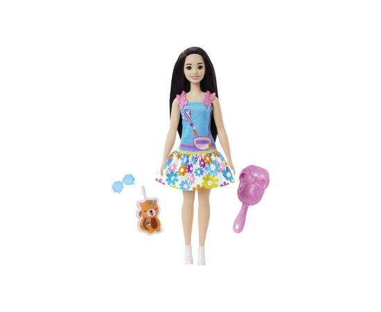Кукла Barbie Моя первая Barbie, брюнетка с белкой (HLL22)