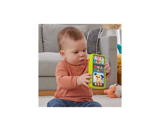 Развивающая игрушка Fisher-Price Смартфон 2-в-1 (многоязычный) (HNL46), изображение 6 Развивающая игрушка Fisher-Price Смартфон 2-в-1 (многоязычный) (HNL46), изображение 6
