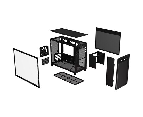 Корпус ASUS Prime AP201 Black Tempered Glass (90DC00G0-B39010), изображение 10 Корпус ASUS Prime AP201 Black Tempered Glass (90DC00G0-B39010), изображение 10