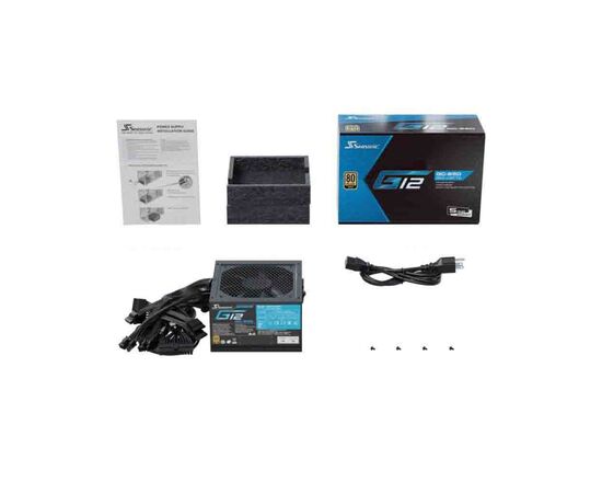 Блок питания Seasonic 650W G12 GC-650 GOLD (A651GCAFH), изображение 3 Блок питания Seasonic 650W G12 GC-650 GOLD (A651GCAFH), изображение 3