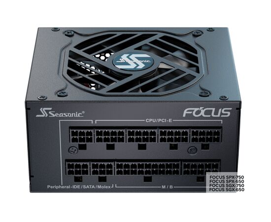 Блок питания Seasonic 750W FOCUS SGX-750 (SFX) (Y7751GXSFS), изображение 3 Блок питания Seasonic 750W FOCUS SGX-750 (SFX) (Y7751GXSFS), изображение 3