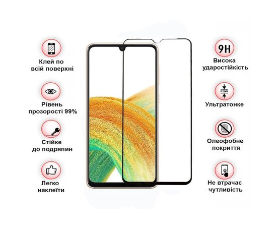 Скло захисне BeCover Samsung Galaxy A34 5G SM-A346 Black (708840), зображення 4 Скло захисне BeCover Samsung Galaxy A34 5G SM-A346 Black (708840), зображення 4