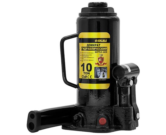 Домкрат Sigma гидравлический бутылочный 10т, 230-460мм (6101101), изображение 3
