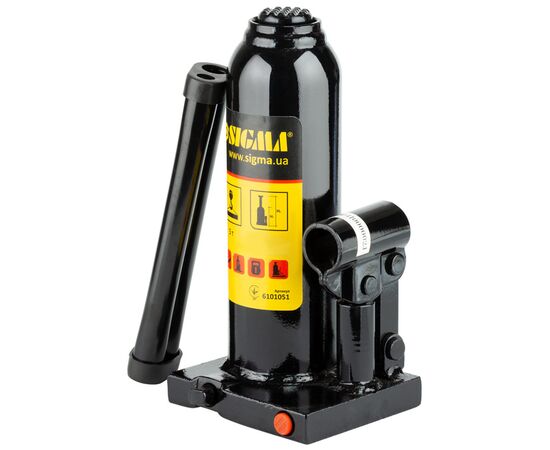 Домкрат Sigma гідравлічний пляшковий 5т, 210-420мм (6101051)