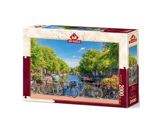 Пазл ART PUZZLE Амстердамский канал, 2000 элементов (5480)