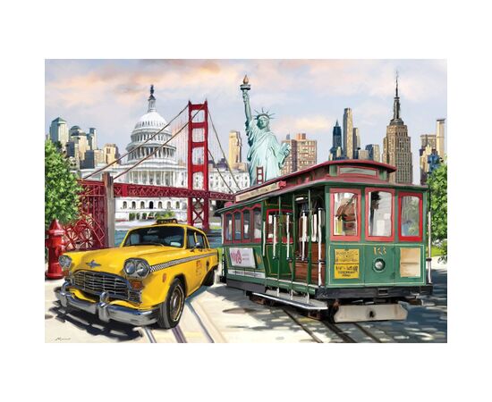 Пазл ART PUZZLE Коллаж США, 2000 элементов (5473), изображение 2