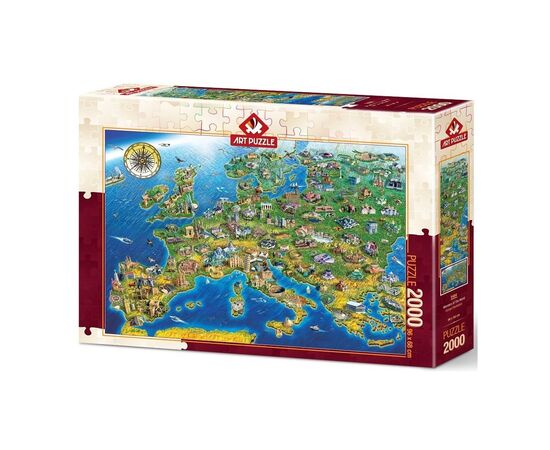 Пазл ART PUZZLE Чудеса світу, 2000 елементів (5484)