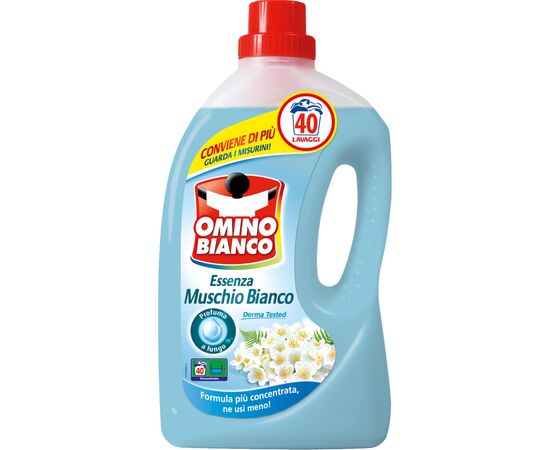 Гель для стирки Omino Bianco Muschio Bianco Белый мускус 2 л (8003650010704)