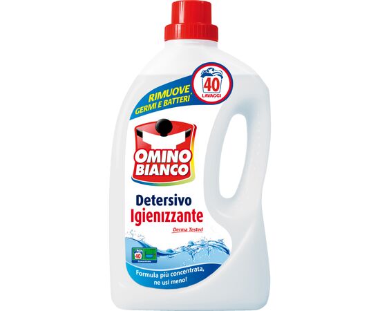 Гель для стирки Omino Bianco Detersivo Igienizzante Антибактериальный 2 л (8003650010681)