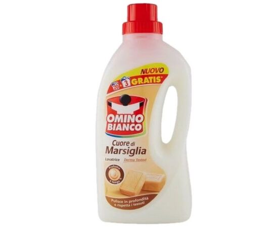 Гель для стирки Omino Bianco Cuore di Marsiglia Сердце Марселя 1.15 л (8003650018069)