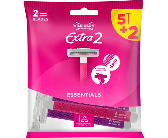 Бритва Wilkinson Sword Extra 2 Essentials Beauty 5+2 шт. (4027800576128)